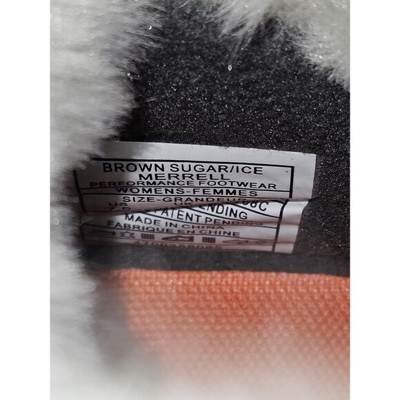 New! Merrell Atmost Mid WTPF Womens Brown Sugar/Ice Boots Sz 7.5 M - Picture 12 of 12